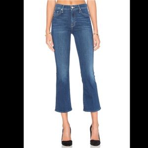 NWT Mother Denim The Insider Crop in Faster